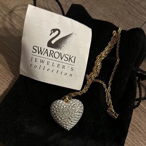 Swarovski Jeweler’s heart pendant necklace